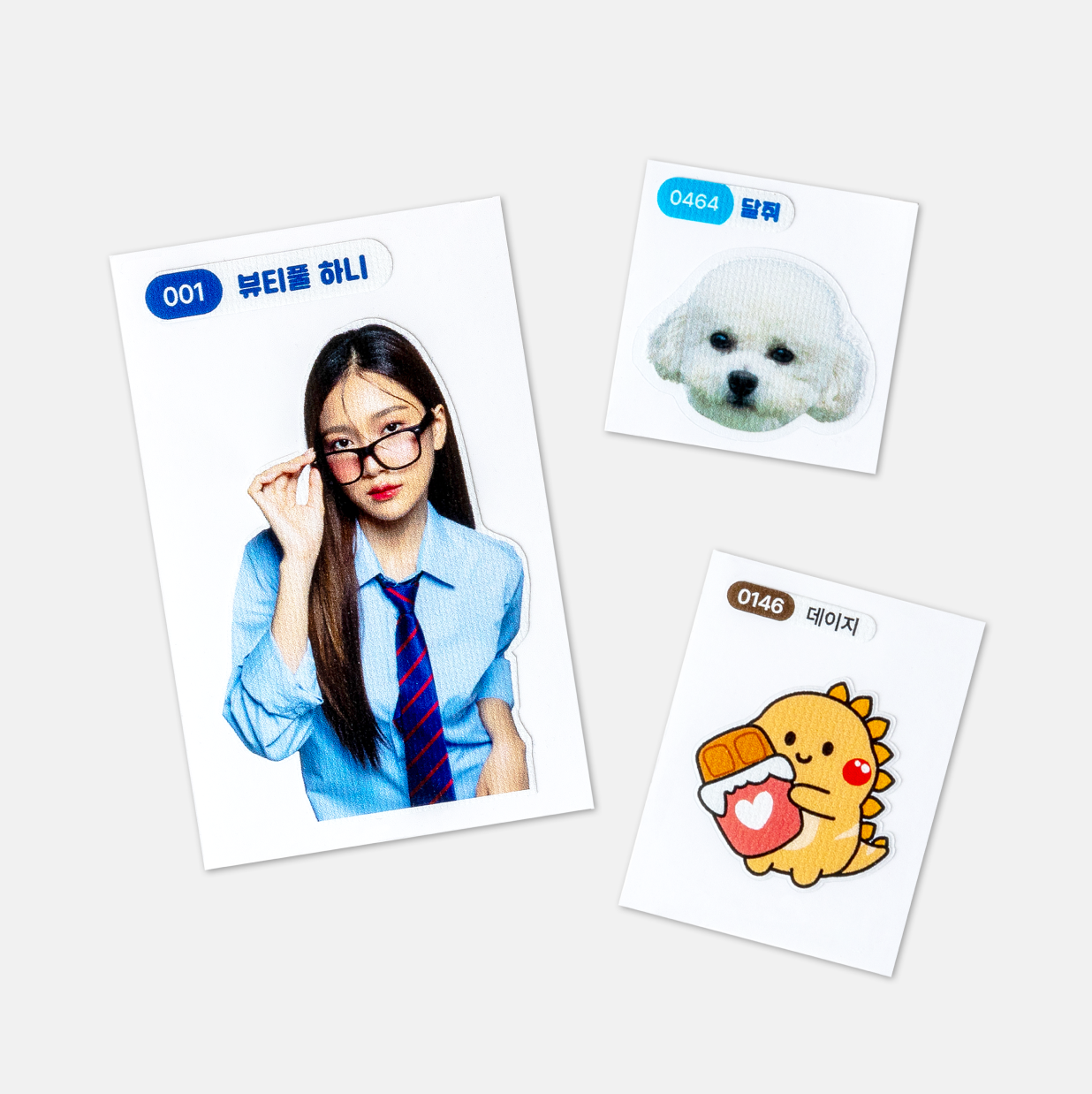 PVC스티커(수성 인쇄)